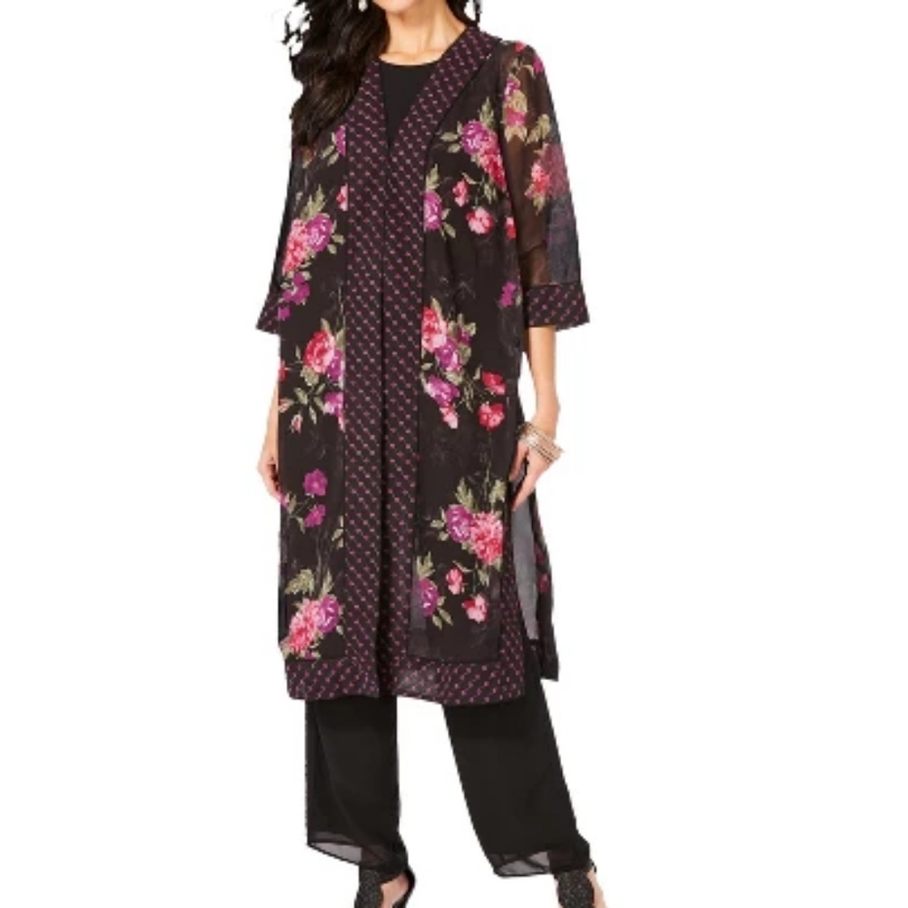 Roamans Duster Pant Set, 3 pieces